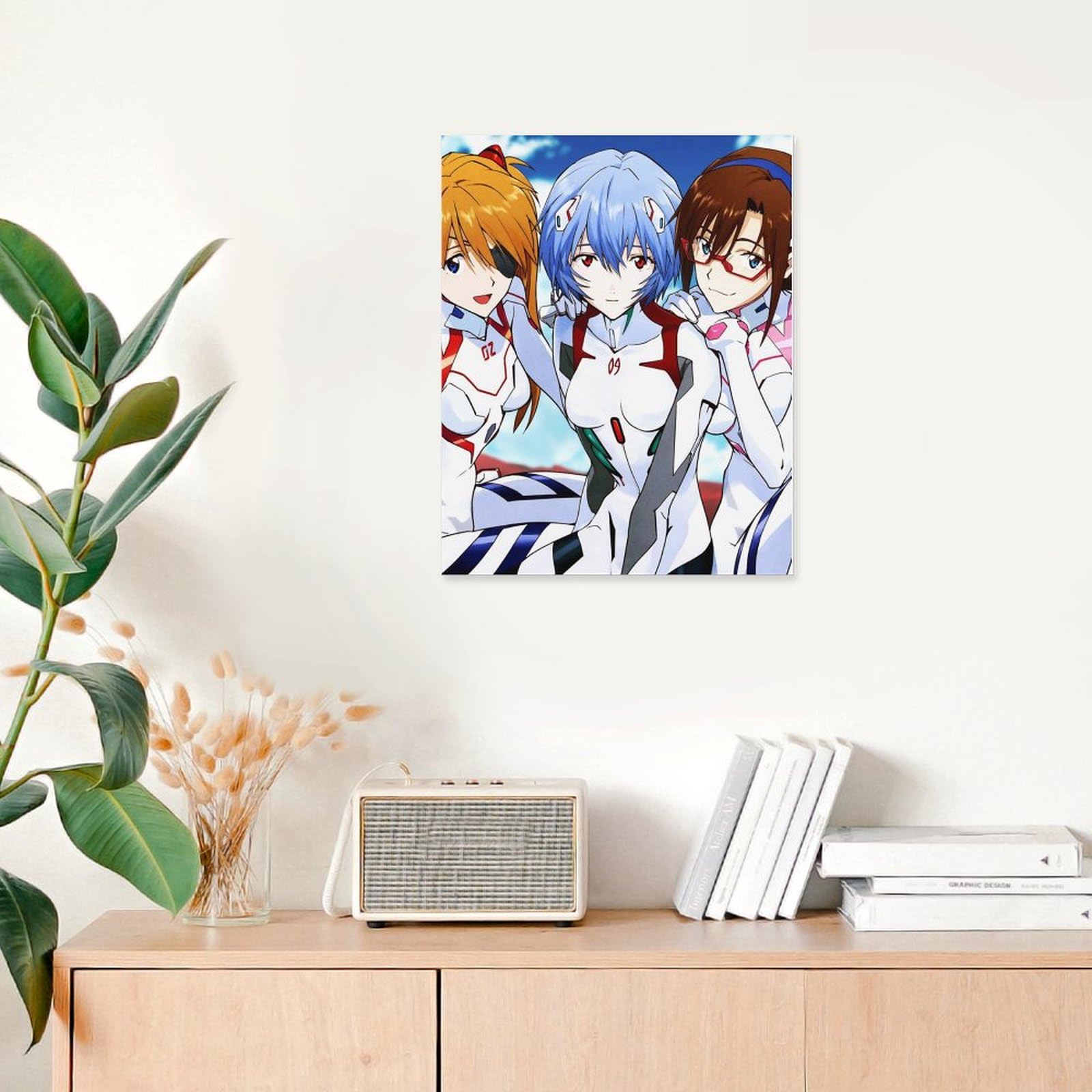 【激レア】エヴァンゲリオン ビッグサイズ ビジュアルキャンバスアートボード Amazon.co.jp: 絵画 大きいサイズ 新世紀エヴァンゲリオン EVA アスカ